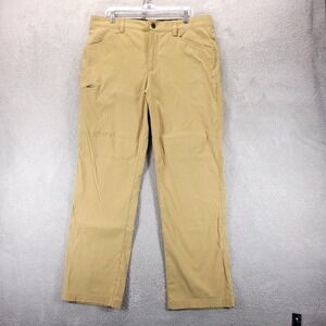 Orvis Pants Mens 38x32 Beige Nylon Stretch Hiking Outdoor Travel Quick Dry